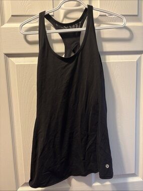 lululemon athletica Black Racerback Workout Tank